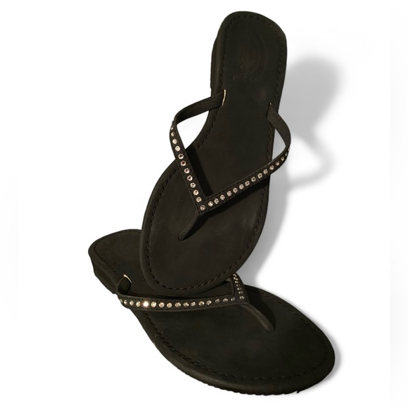 Rainbow Shoes - Rainbow flip flop sandals.